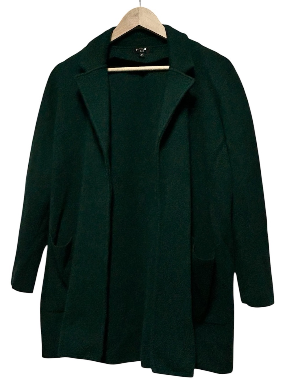 J. Crew Forest Green Knit Heavy Cardigan Blazer Sweater